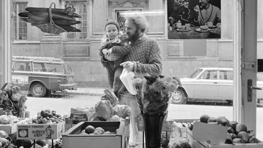 "Abborgrundet" 1977, St Paulsgatan 18. Foto Bruno Ehrs, Stadsmuseet