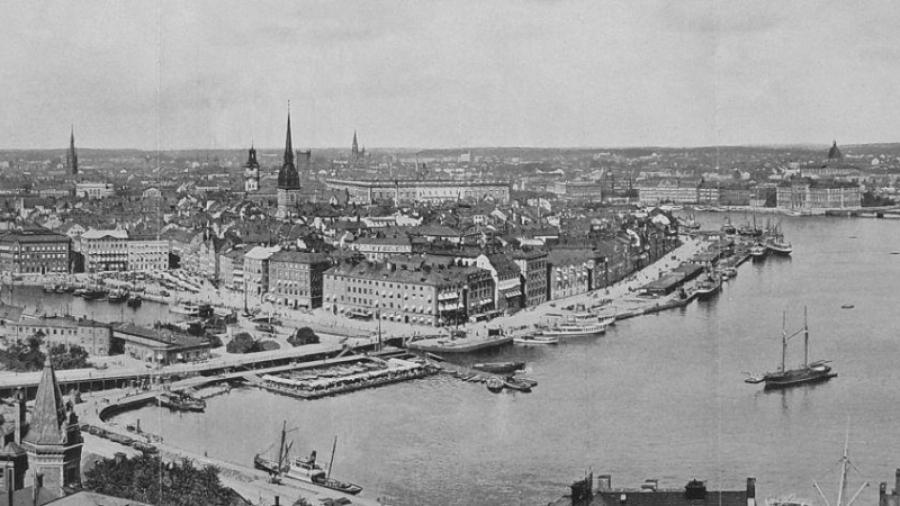 Panorama från Mosebacke etablisemmanget 1897