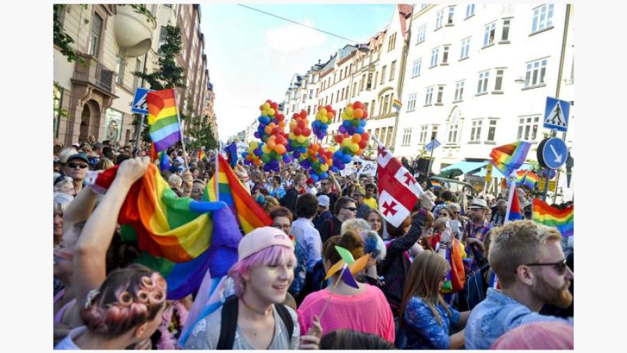 Prideparaden på Hornsgatan 