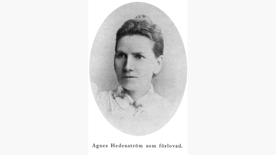 Agnes Hedenström, gift Welin.