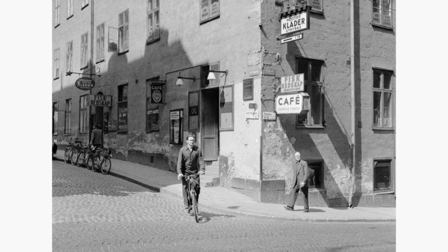 Götgatan/S:t Paulsgatan, 1950. Foto Johan Kjellström 
