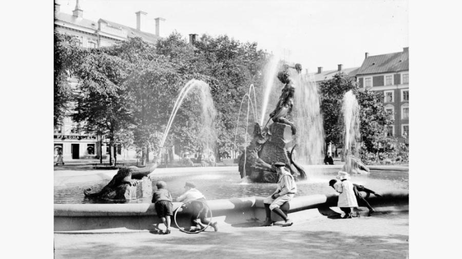 Adolf Fredriks "Tors fiske" nuvarande Mariatorget (1959)
