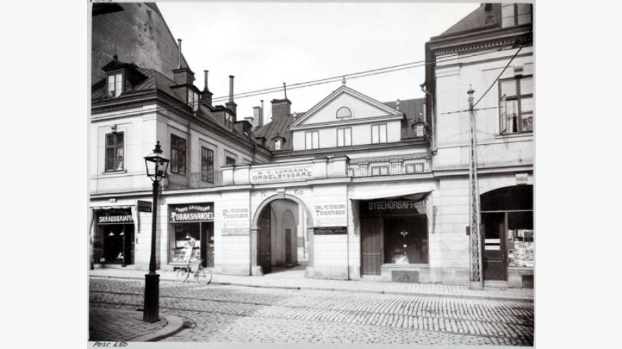 Van Eijckska palatset 3 maj 1904 Paulsgatan 6 b. Foto Larssons ateljéer 